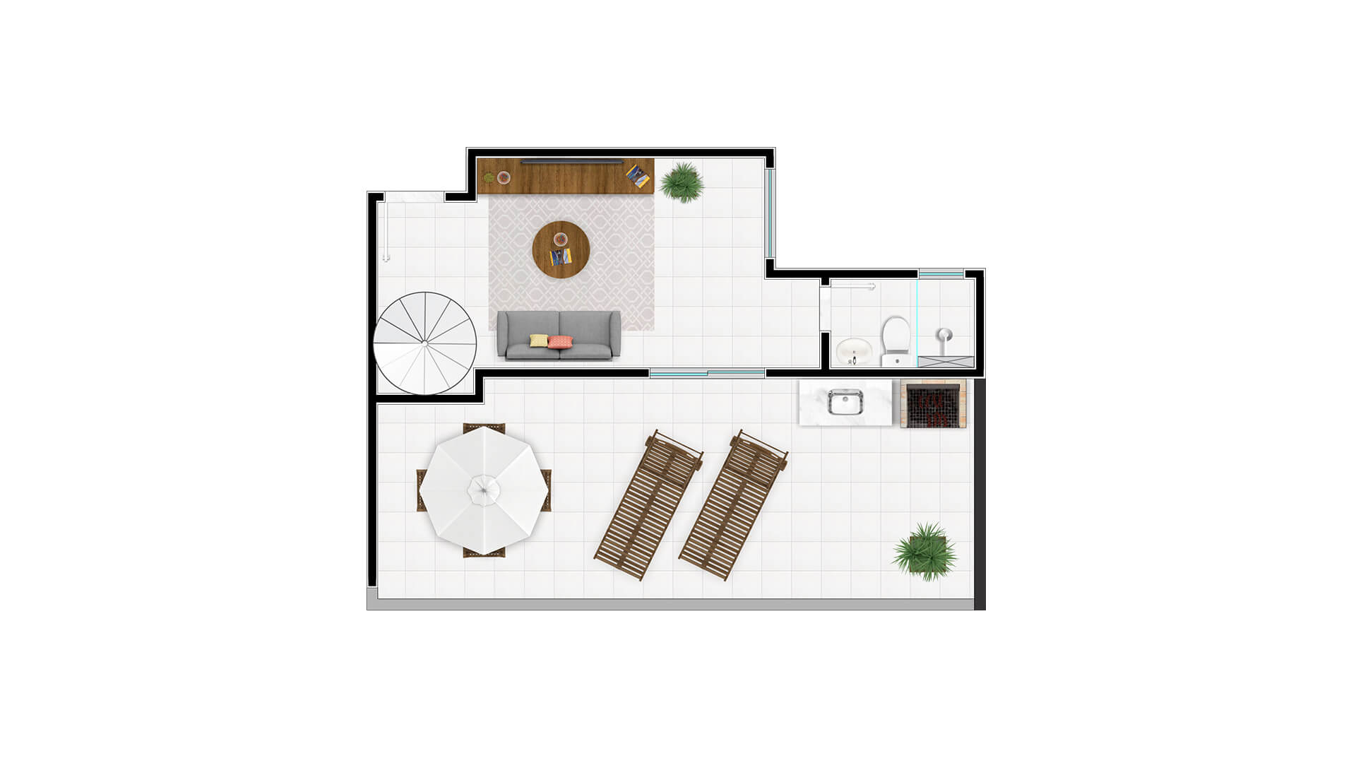 Cobertura Tipo 2 - 2º andar - Millennium Residence